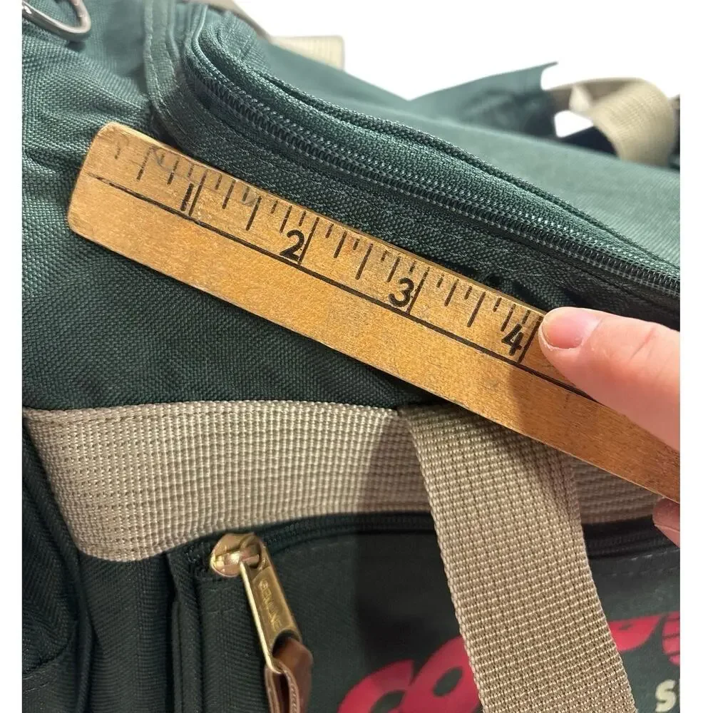 Vintage Y2K Comp USA Travel Duffle Bag Employee Tech Boot Camp *Needs Repaired